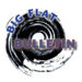 Big Flat Bulletin logo with black swirl